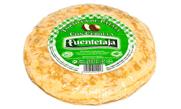 Tortilha pasteurizada com cebola